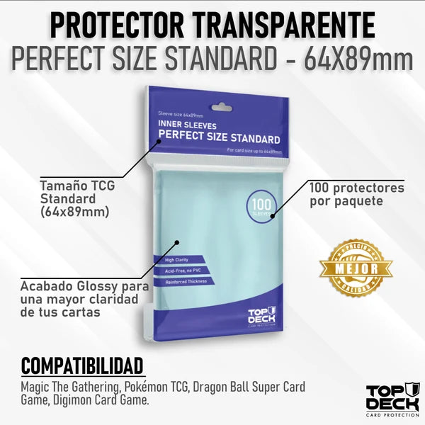 Protectores Interiores TOPDECK Standard 64x89mm