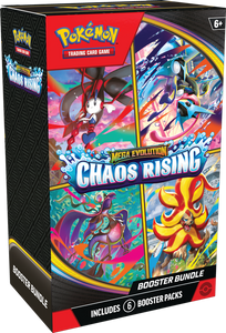 PREVENTA POKEMON TCG MEGA EVOLUTION - CHAOS RISING - BOOSTER BUNDLE ENGLISH