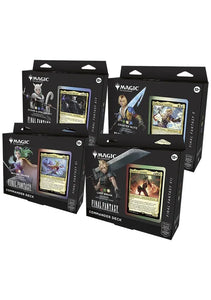 Set 4 mazos commander Final Fantasy INGLÉS