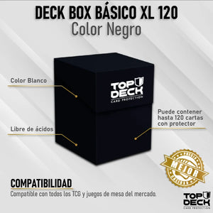 Portamazos Esencial TOPDECK XL 120+ color Negro