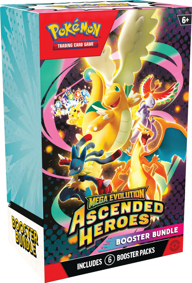 POKEMON TCG MEGA EVOLUTION - ASCENDED HEROES BOOSTER BUNDLE ENGLISH