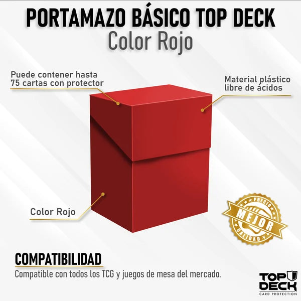 Portamazos Esencial TOPDECK 75 color Rojo