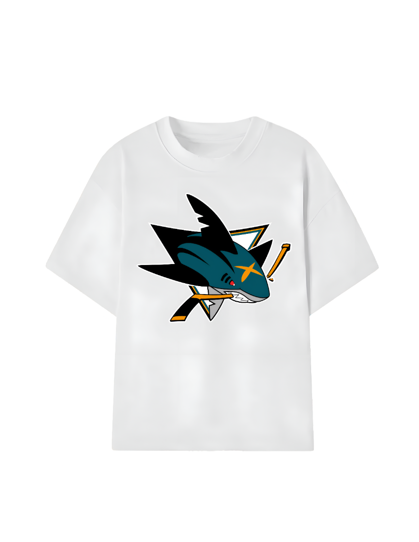 Polera Blanca Sharkpedo