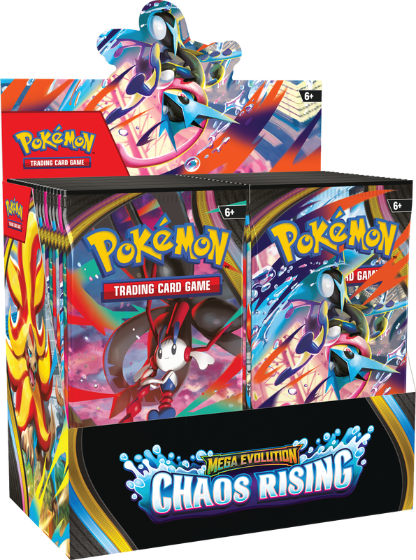 PREVENTA POKEMON TCG MEGA EVOLUTION - CHAOS RISING - BOOSTER ENGLISH